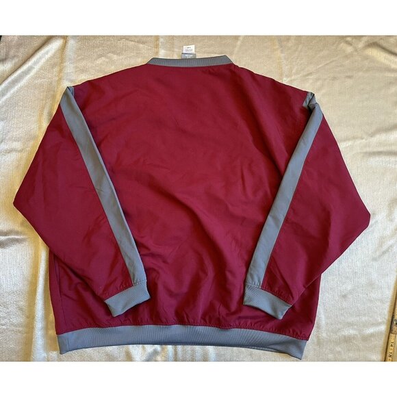 Knights Arkansas Razorbacks Team Pullover Windbreaker Mens‎ XL Water Resistant - Picture 2 of 12